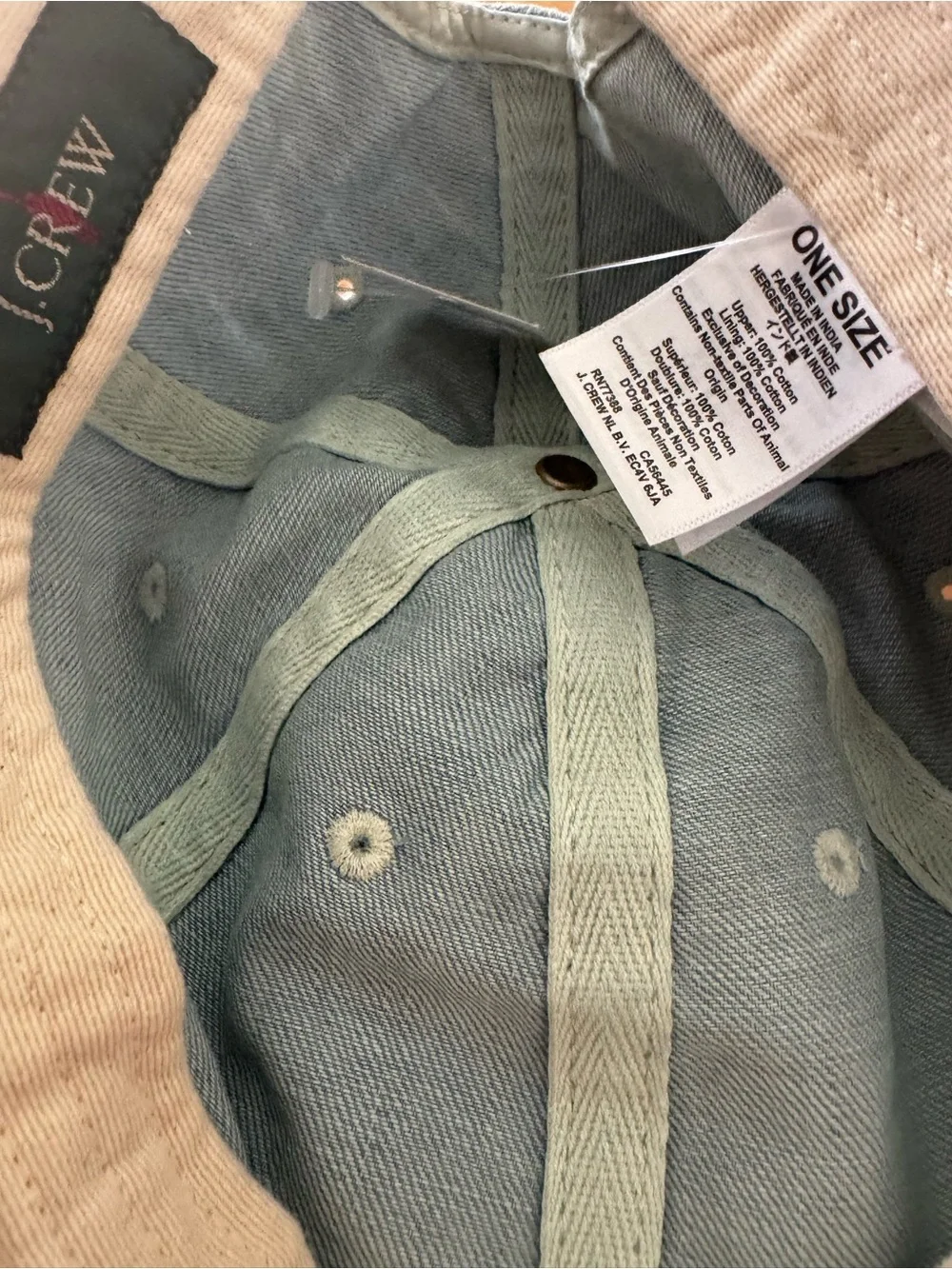 J Crew Denim Baseball Hat